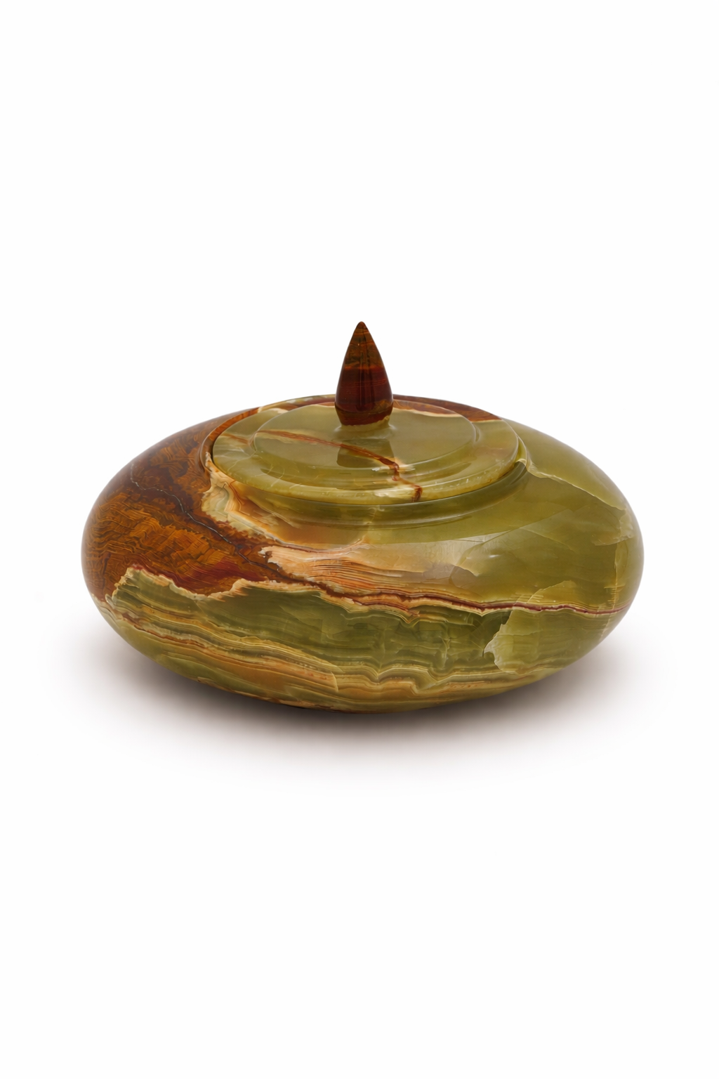 Verdant Onyx Lidded Vessel - Decoronto