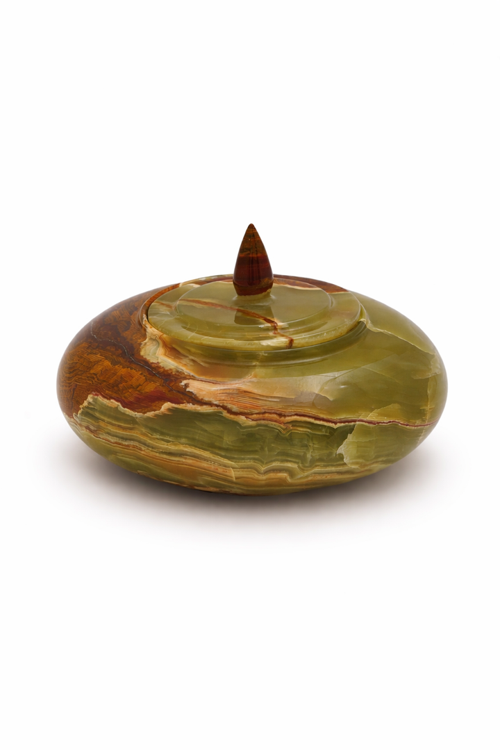 Verdant Onyx Lidded Vessel - Decoronto