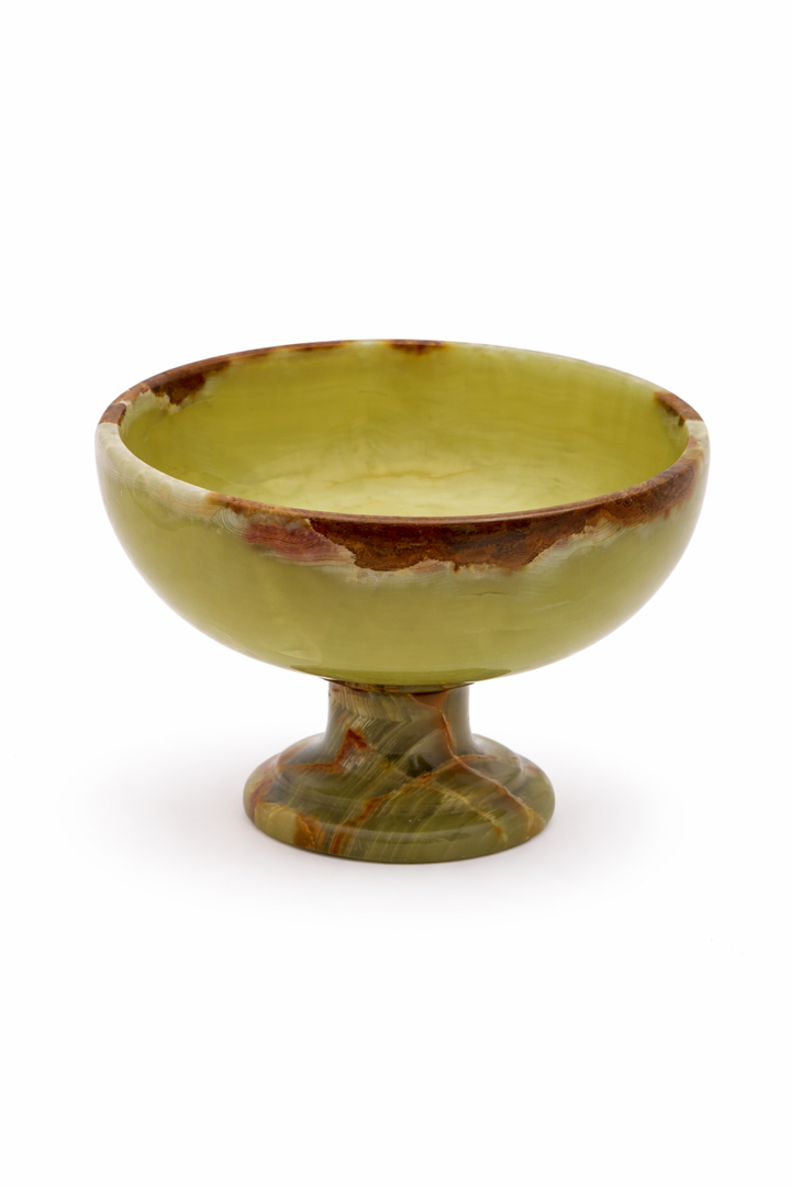 Verdant Onyx Pedestal Bowl - Small - Decoronto