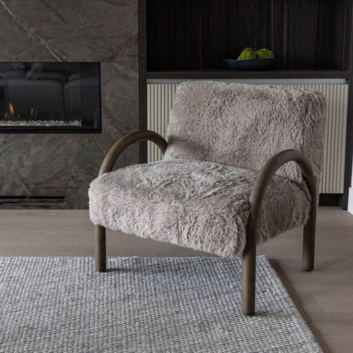 Eros Chair - Shaggy Granite