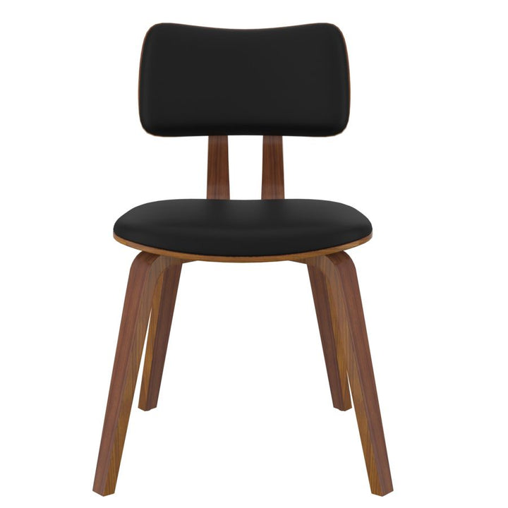 Zuni Dining Chair - Black & Walnut - Decoronto