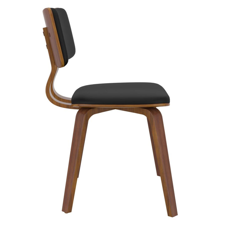 Zuni Dining Chair - Black & Walnut - Decoronto