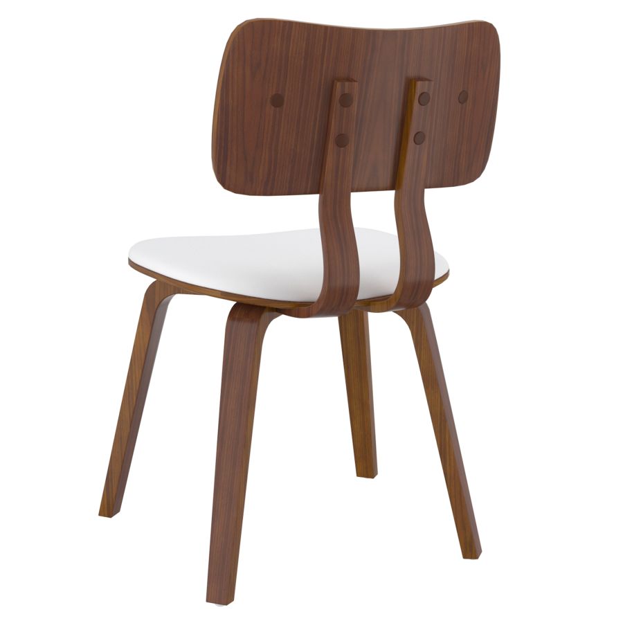 Zuni Dining Chair - Black & Walnut - Decoronto
