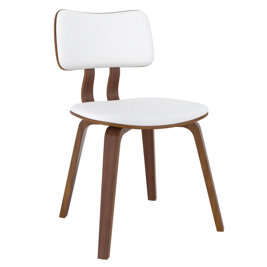 Zuni Dining Chair - Black & Walnut - Decoronto