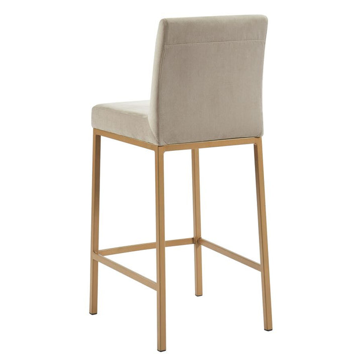 Diego 26" Counter Stool - Black & Gold - Decoronto