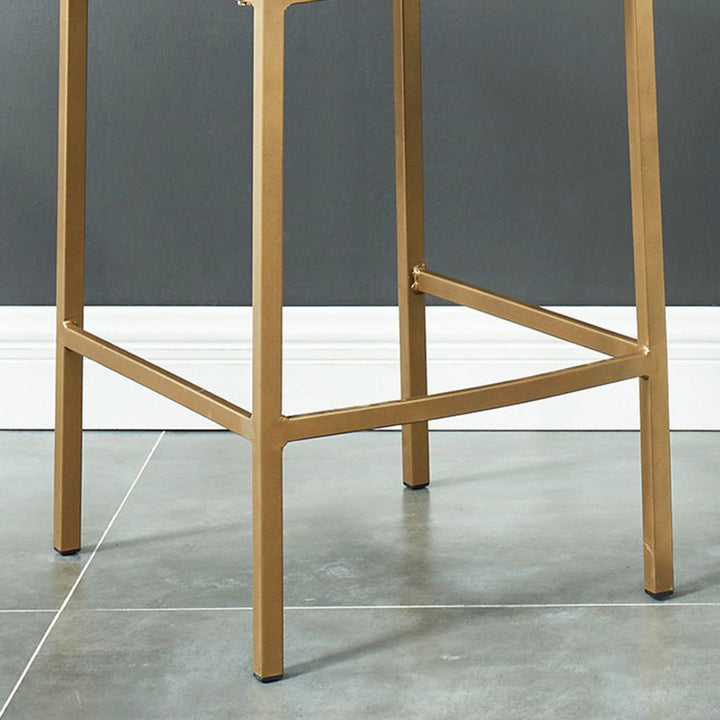 Diego 26" Counter Stool - Black & Gold - Decoronto