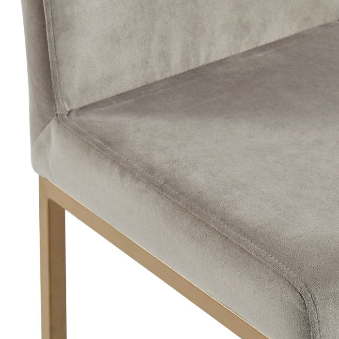 Diego 26" Counter Stool - Grey & Gold
