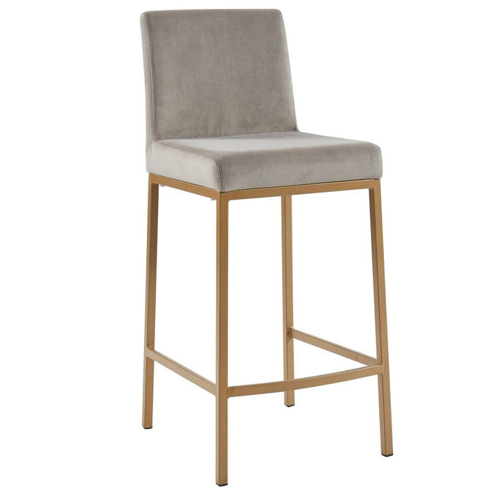 Diego 26" Counter Stool - Black & Gold - Decoronto
