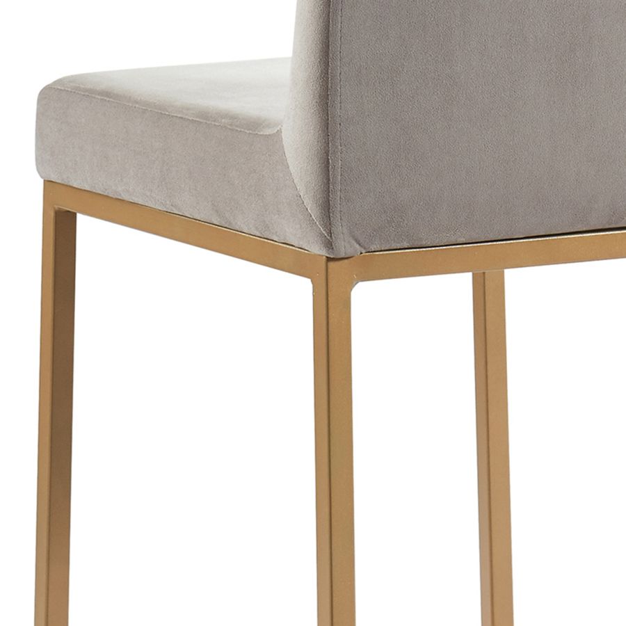 Diego 26" Counter Stool - Black & Gold - Decoronto