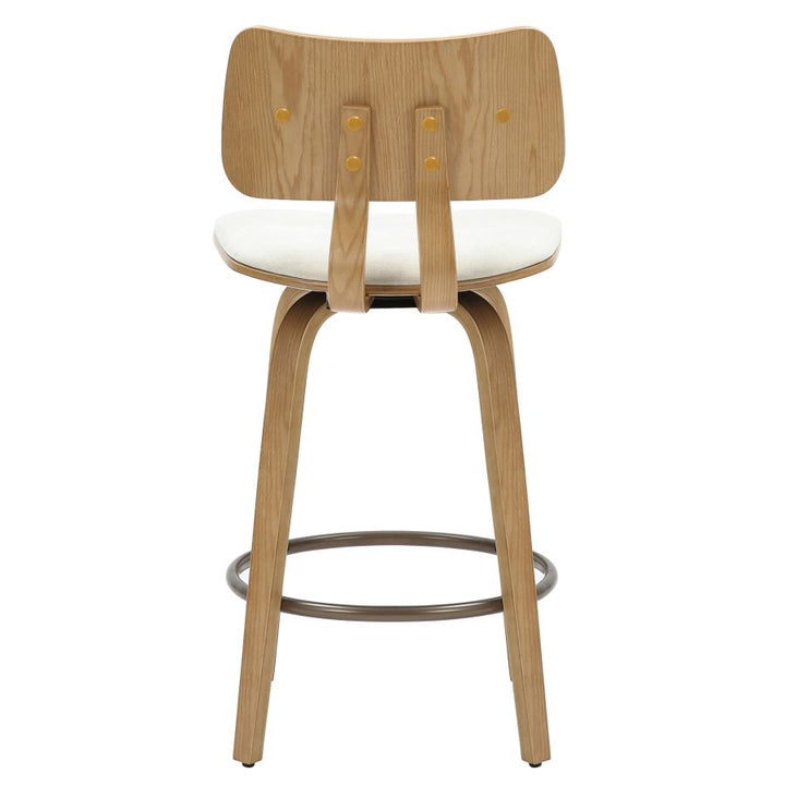 Zuni 26" Counter Stool - Beige & Natural - Decoronto