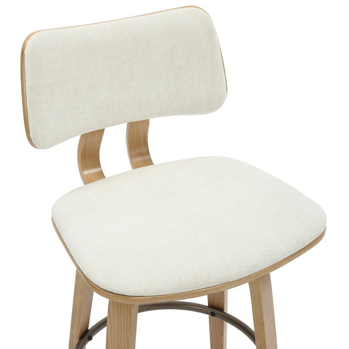 Zuni 26" Counter Stool - Beige & Natural
