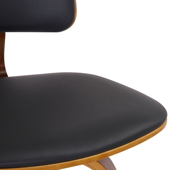 Zuni 26" Counter Stool - Black & Walnut