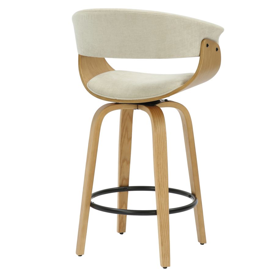Holt 26" Counter Stool - Charcoal & Walnut - Decoronto