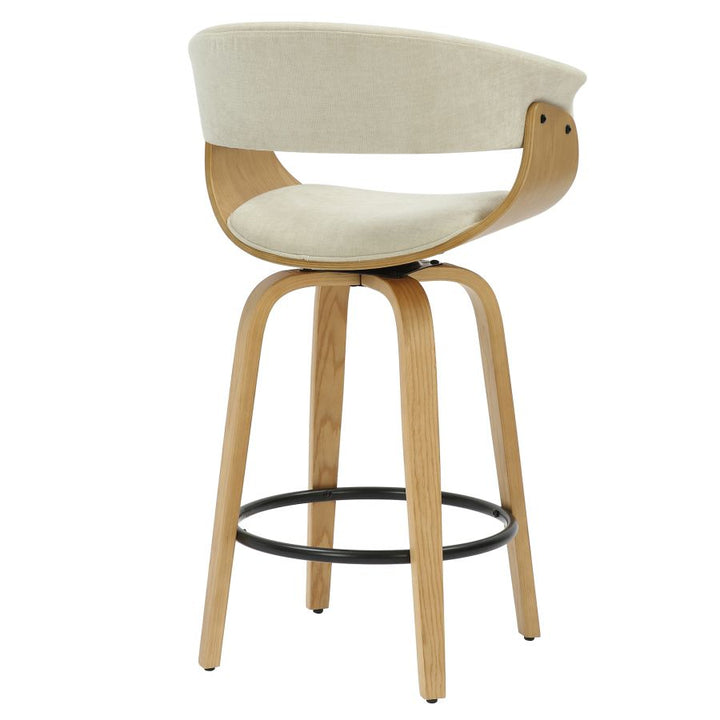 Holt 26" Counter Stool - Charcoal & Walnut - Decoronto