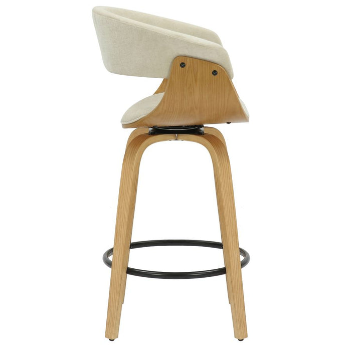 Holt 26" Counter Stool - Beige & Natural