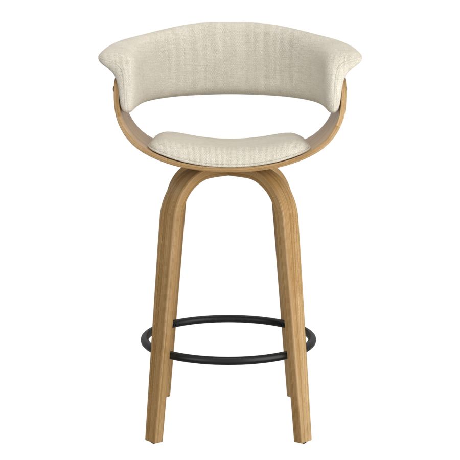 Holt 26" Counter Stool - Charcoal & Walnut - Decoronto