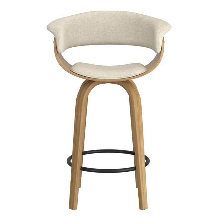 Holt 26" Counter Stool - Beige & Natural
