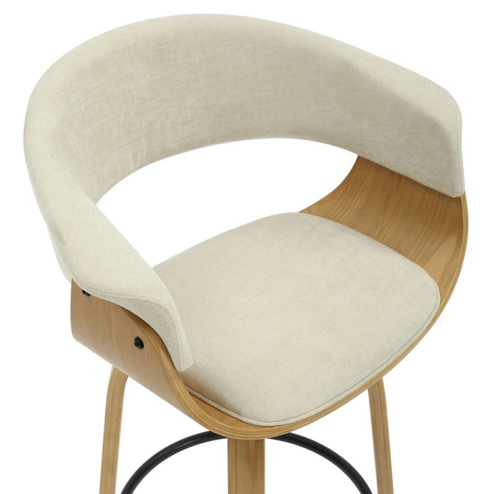 Holt 26" Counter Stool - Beige & Natural