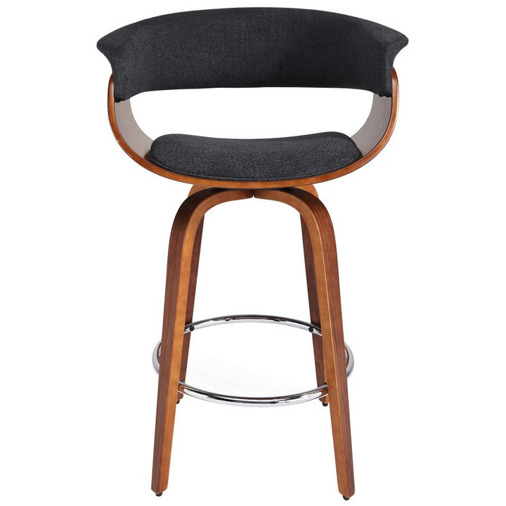 Holt 26" Counter Stool - Charcoal & Walnut - Decoronto