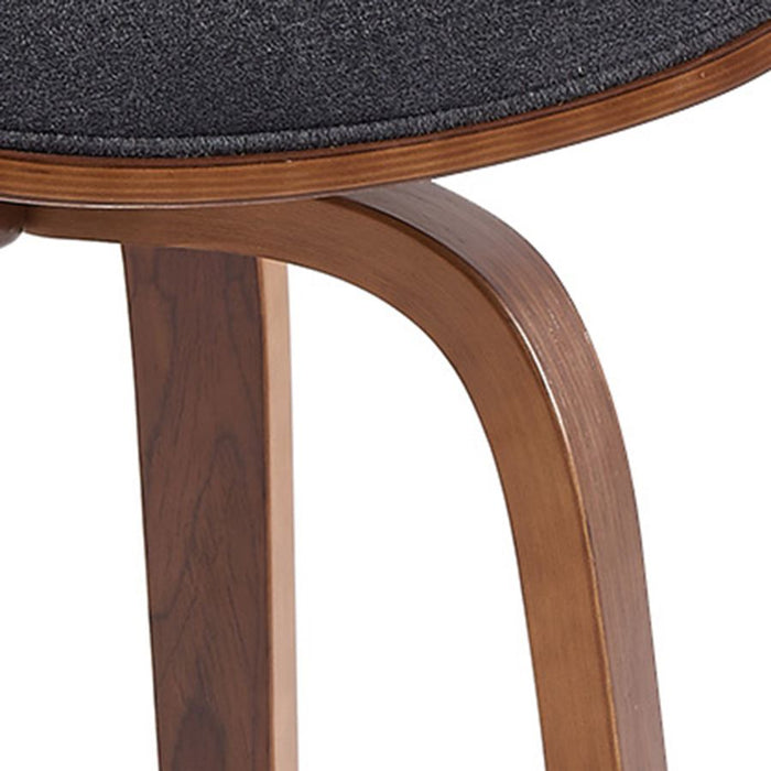 Holt 26" Counter Stool - Charcoal & Walnut