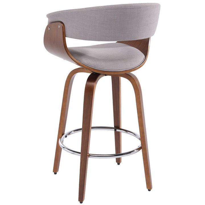 Holt 26" Counter Stool - Charcoal & Walnut - Decoronto