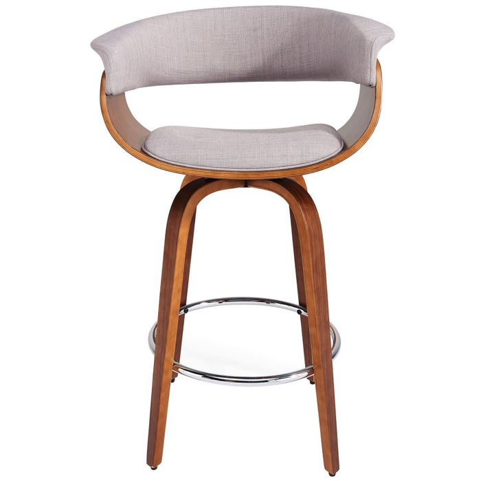 Holt 26" Counter Stool - Grey & Walnut
