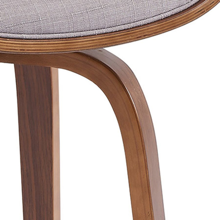 Holt 26" Counter Stool - Grey & Walnut