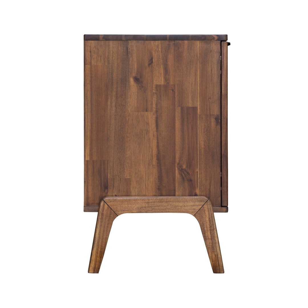 Remix Sideboard - Elegant Solid Acacia Wood Furniture with Estelle Brown Finish