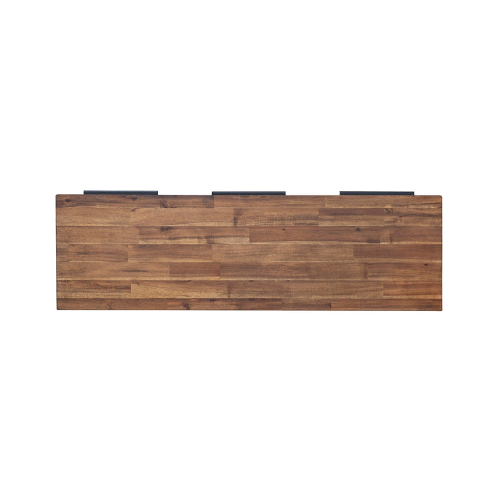 Remix Sideboard - Elegant Solid Acacia Wood Furniture with Estelle Brown Finish