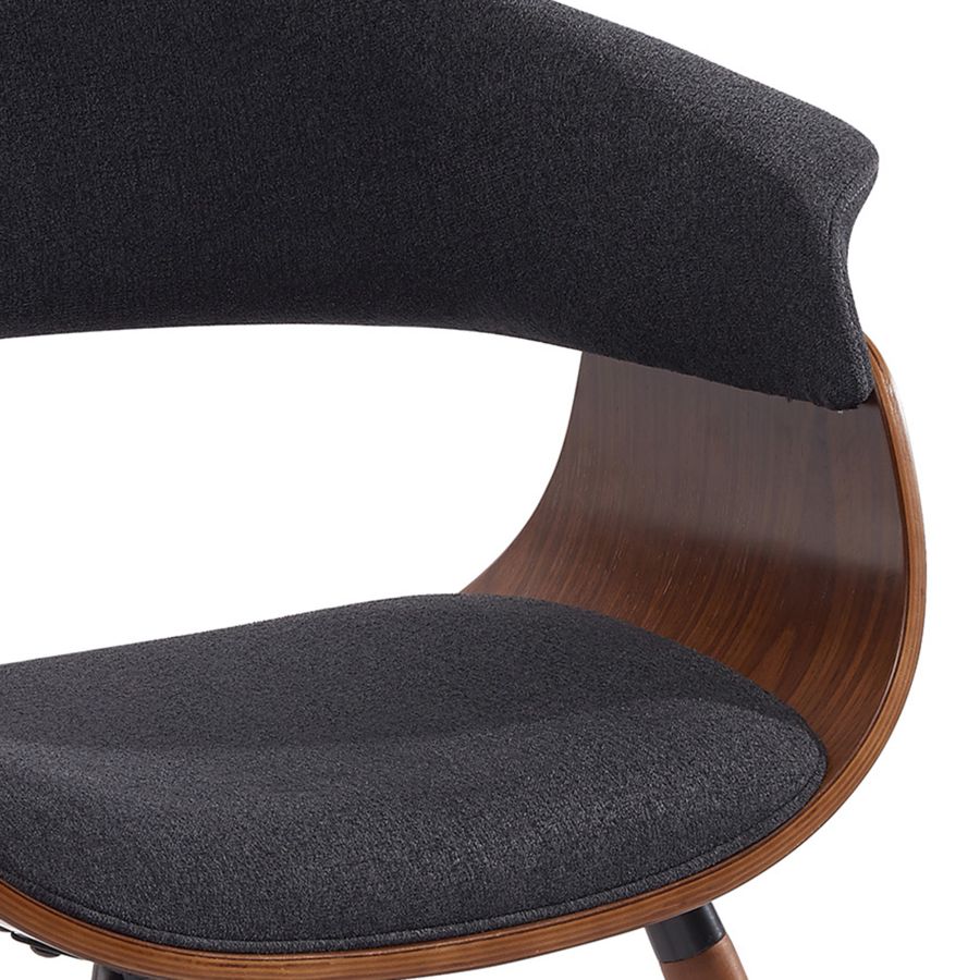 Holt Dining Chair - Charcoal & Walnut - Decoronto