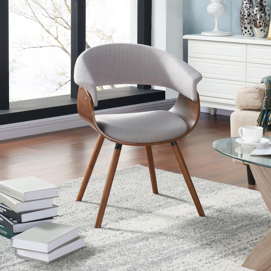 Holt Dining Chair - Charcoal & Walnut - Decoronto