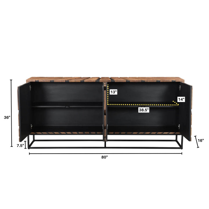 Modern Virtual Sideboard - Elegant Storage Solution for Your Home