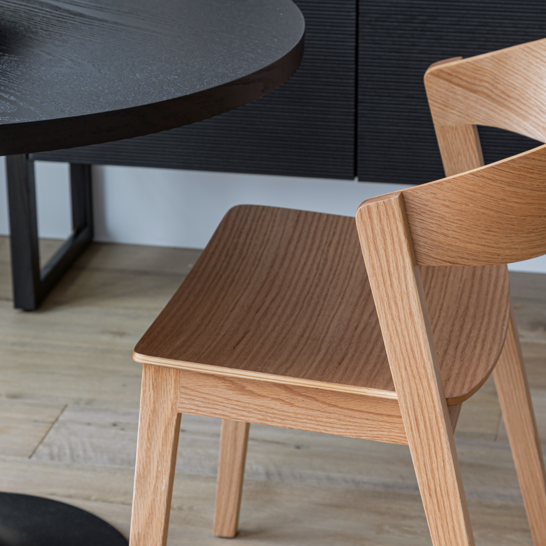 Astrid Stackable Chair - Black - Decoronto