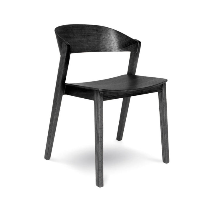 Astrid Stackable Chair - Black - Decoronto
