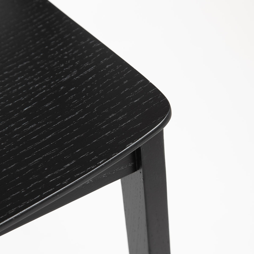 Astrid Stackable Chair - Black - Decoronto