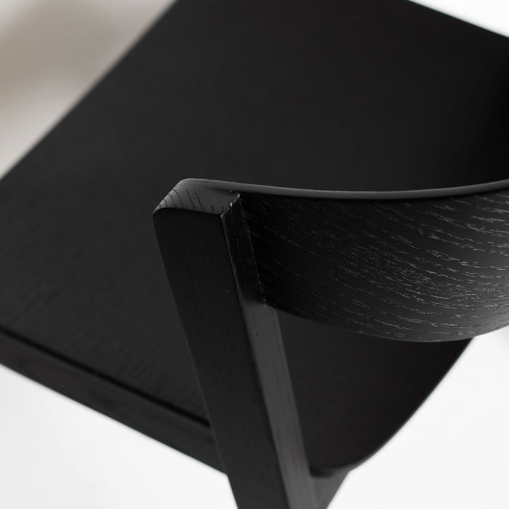 Astrid Stackable Chair - Black - Decoronto