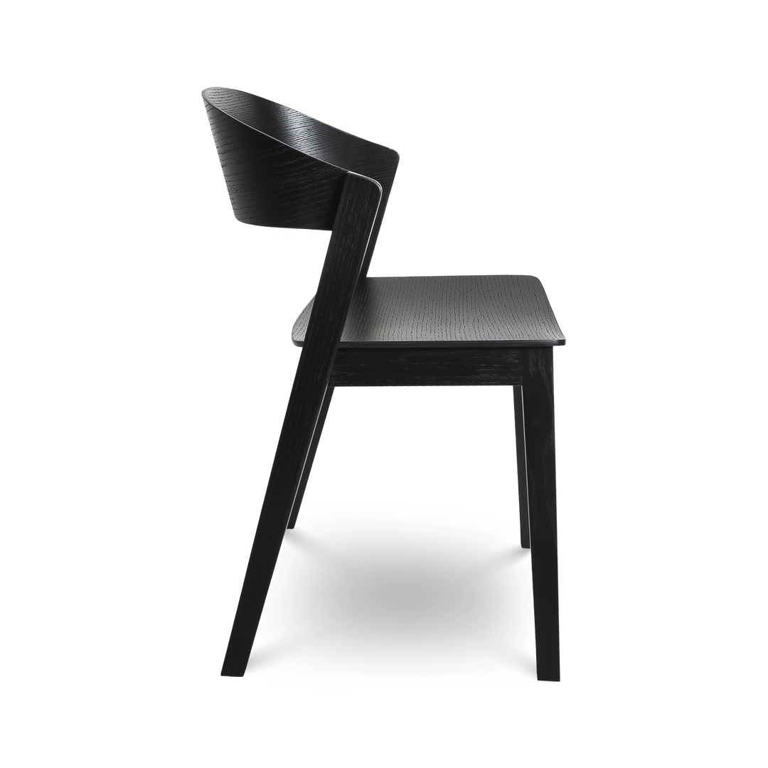 Astrid Stackable Chair - Black - Decoronto