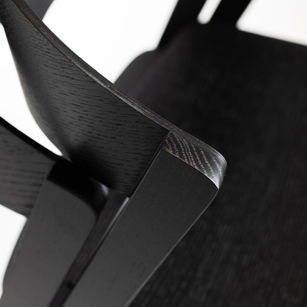 Astrid Stackable Chair - Black - Decoronto