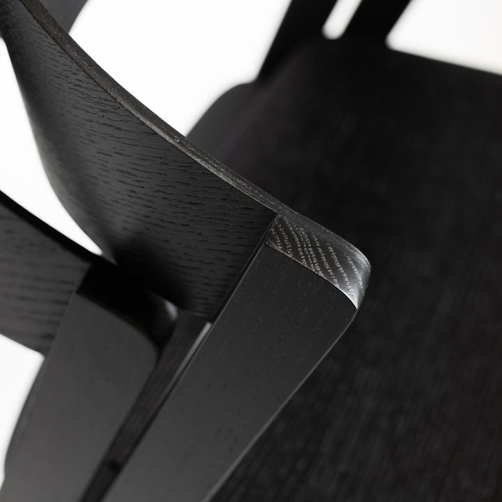 Astrid Stackable Chair - Black - Decoronto