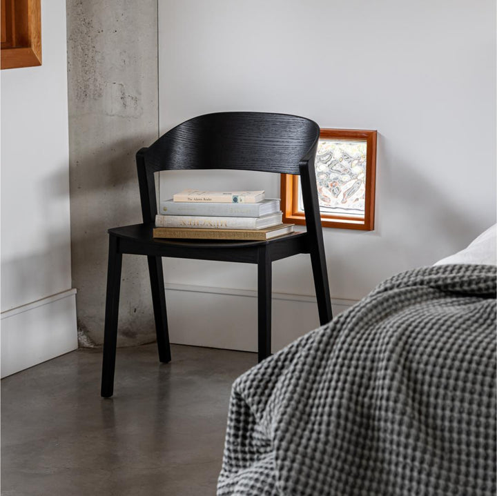 Astrid Stackable Chair - Black - Decoronto