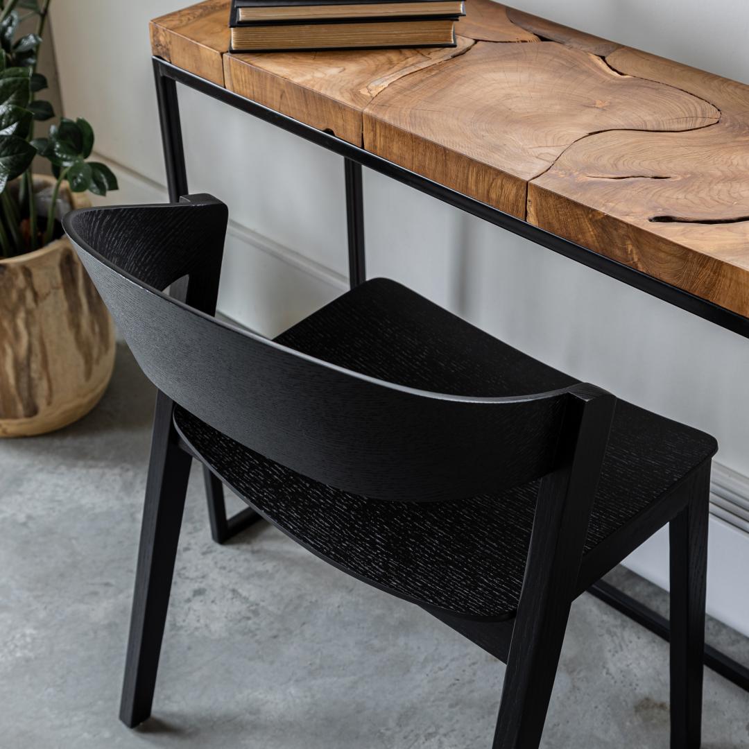 Astrid Stackable Chair - Black - Decoronto