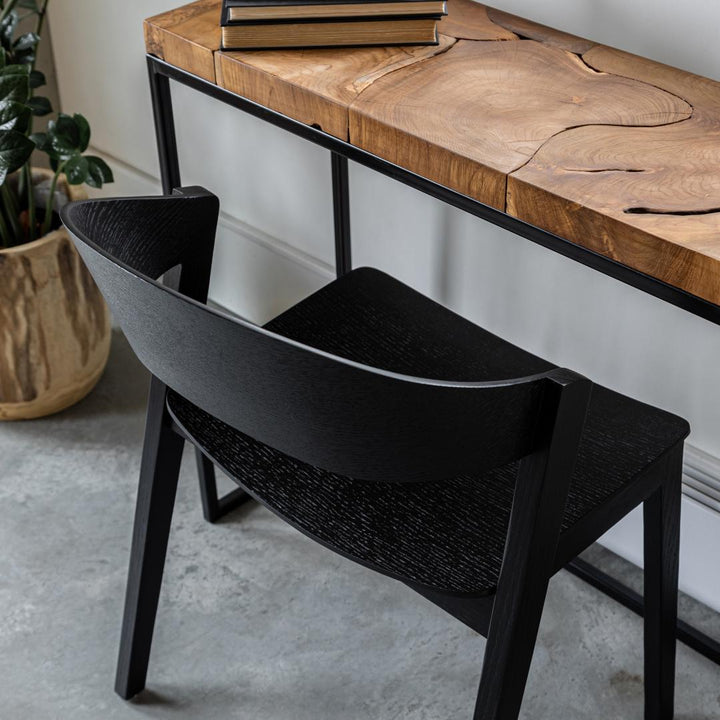 Astrid Stackable Chair - Black - Decoronto