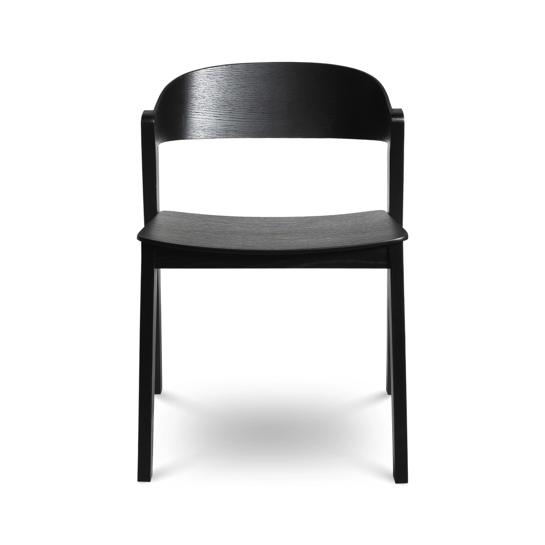Astrid Stackable Chair - Black - Decoronto