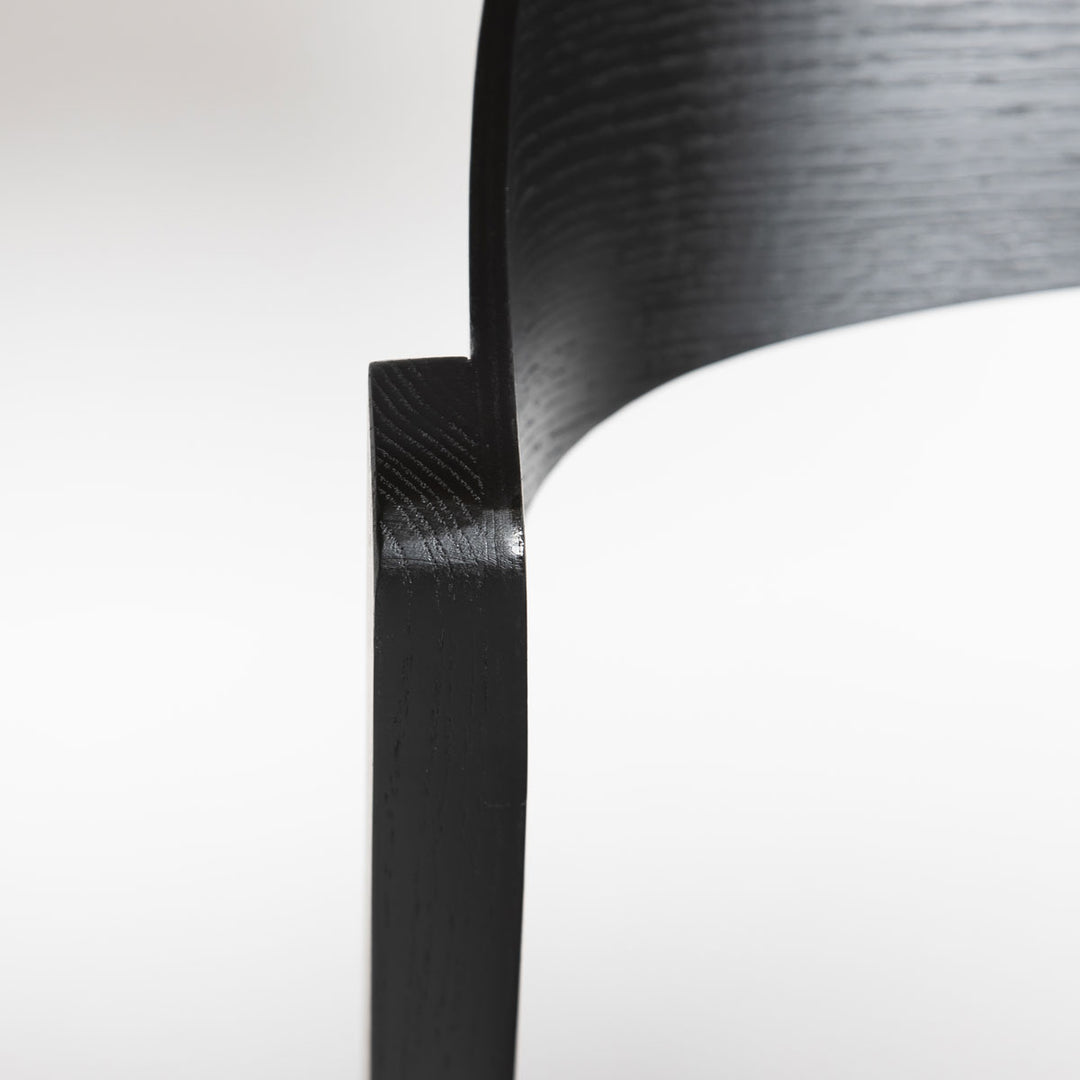 Astrid Stackable Chair - Black - Decoronto