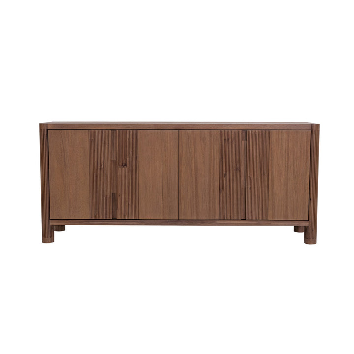 Amber 71 inch solid acacia sideboard toffee brown finish Canada