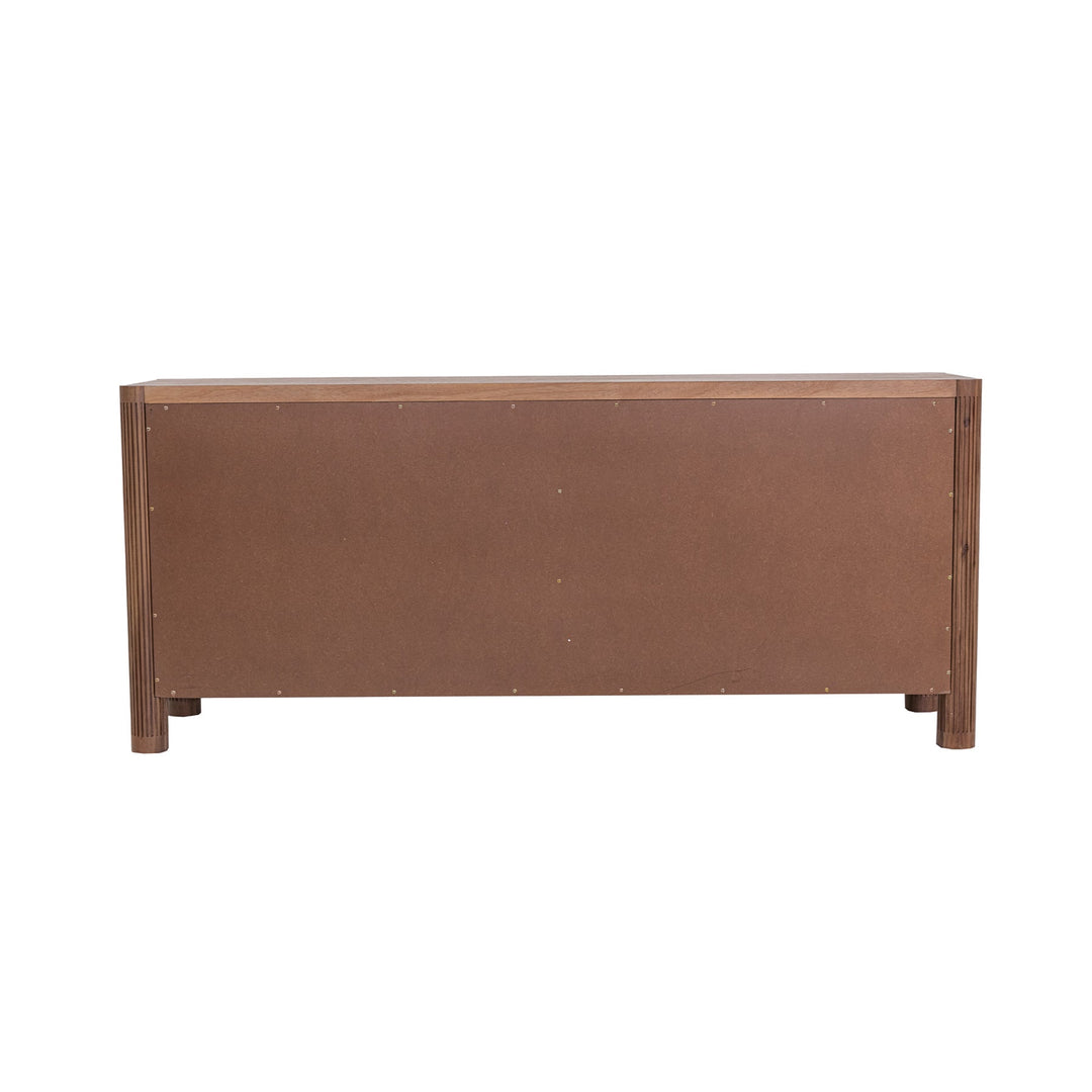 Amber 71 inch solid acacia sideboard toffee brown finish Canada