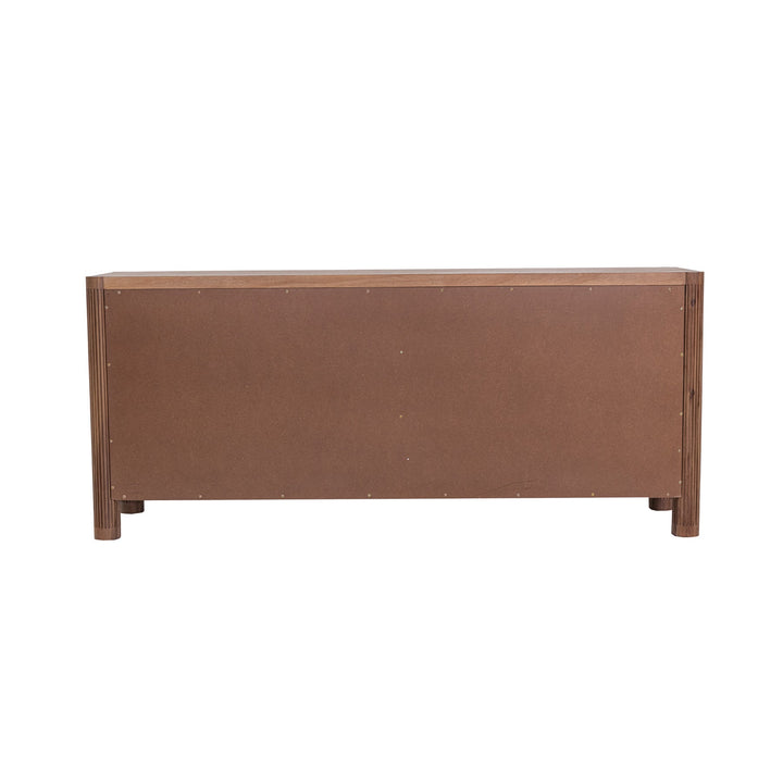Amber 71 inch solid acacia sideboard toffee brown finish Canada