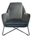 Romeo Lounge Chair - Dark Grey Velvet - Decoronto