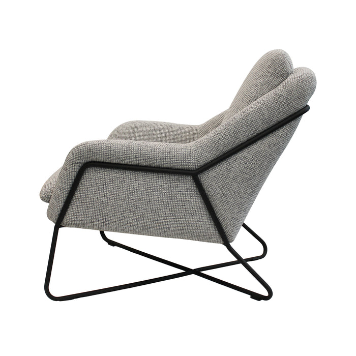 Romeo Lounge Chair - Light Grey Tweed - Decoronto