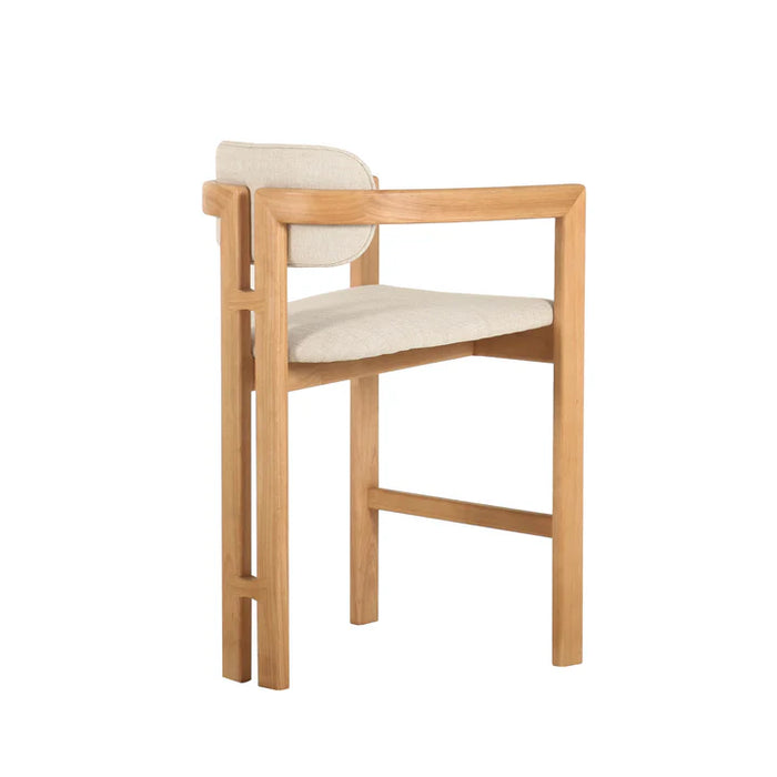 Monterrey Counter Stool - Cream & Tweed